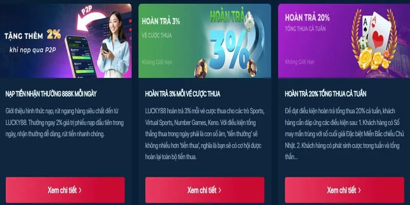 Ưu đãi nạp tiền shbrt
